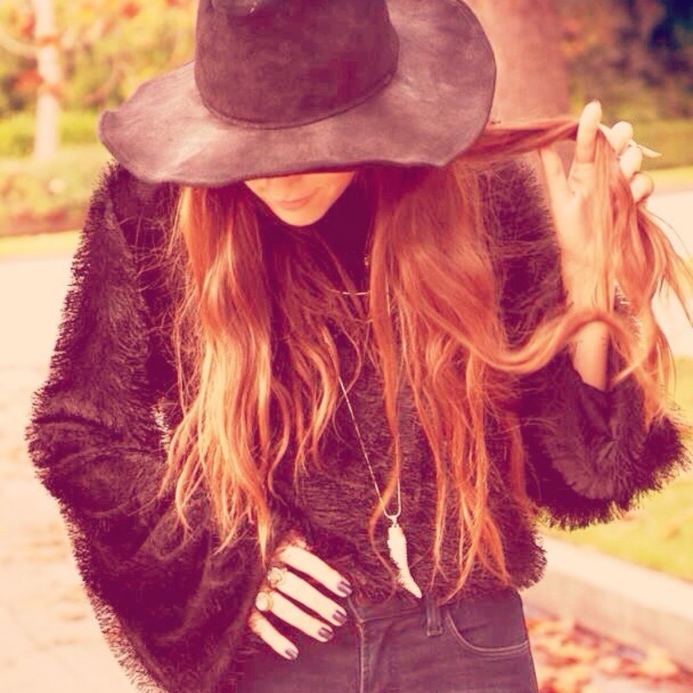 Fringey Bell Sleeve Sweater
